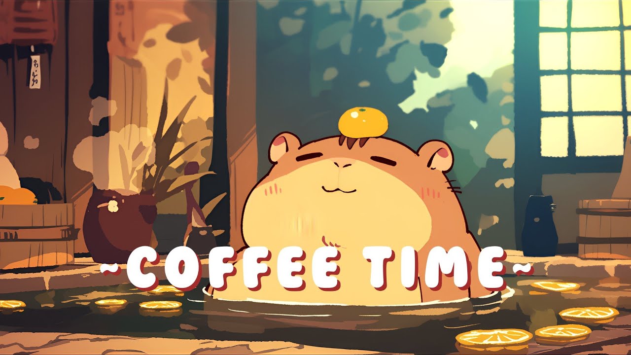 Capybara Beats Radio - Chill Jazz Beats to Relax/Study ~ Peaceful Moments ~ 🦫 🌙 📖 | Non Stop Music