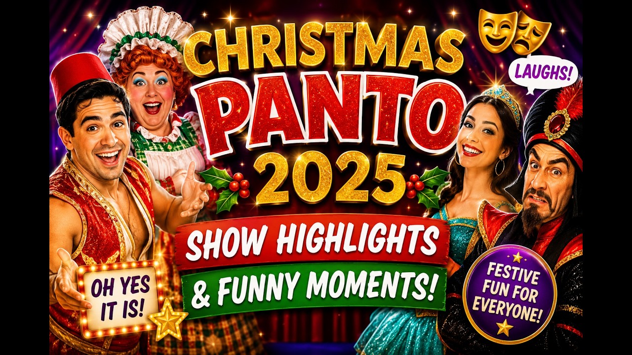 Aladdin Pantomime 2025 | Show Highlights & Funniest Moments #vlogmas
