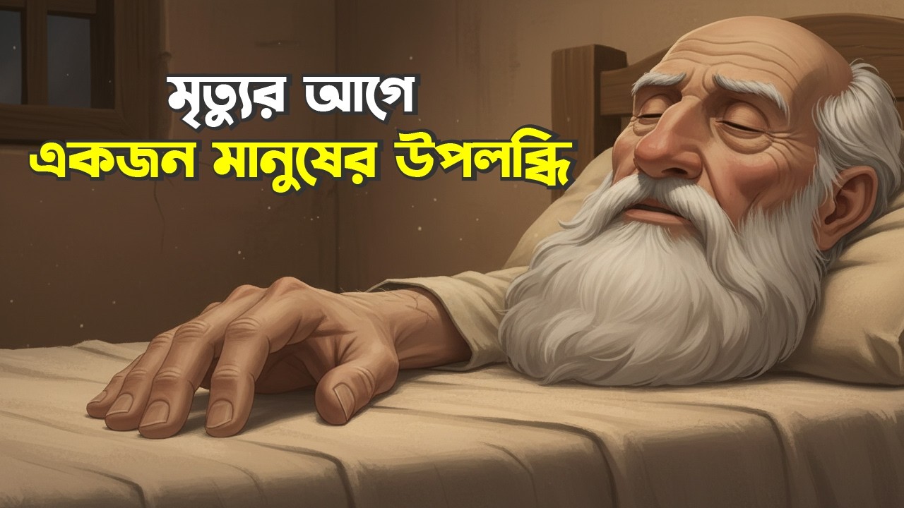 মৃত্যুর আগে একজন মানুষের শেষ উপলব্ধি 😢 | হৃদয় কাঁপানো ইসলামিক গল্প | Islamic Story Bangla