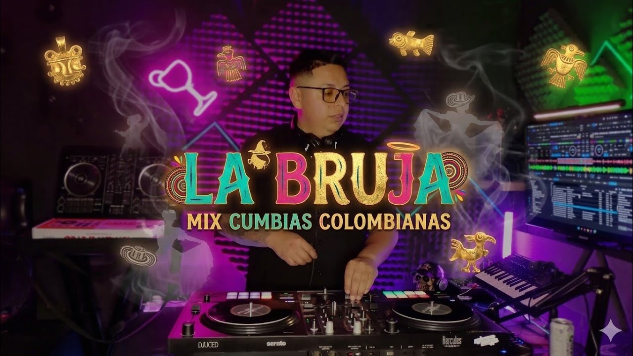 MIX CUMBIA COLOMBIANA - LA BRUJA (Sonora Dinamita, Pastor Lopez, Rodolfo) 2K25