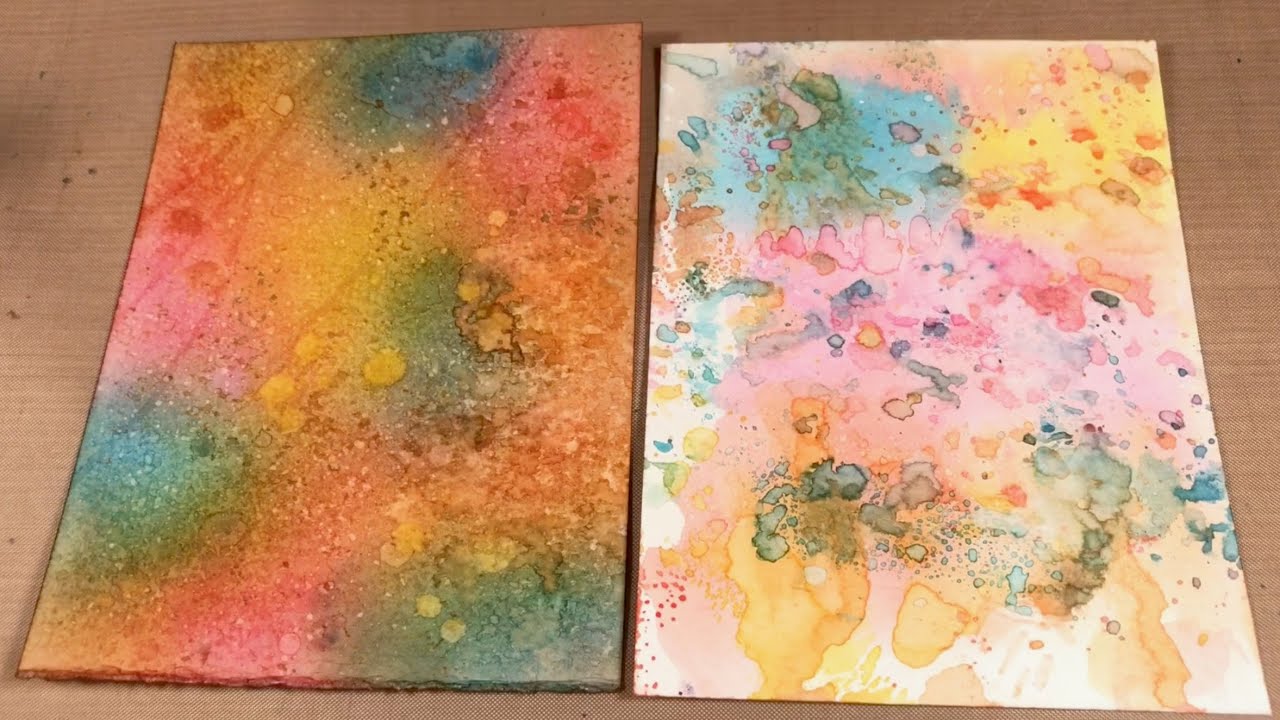 2. Distress Ink Dipped Backgrounds - Inky Backgrounds