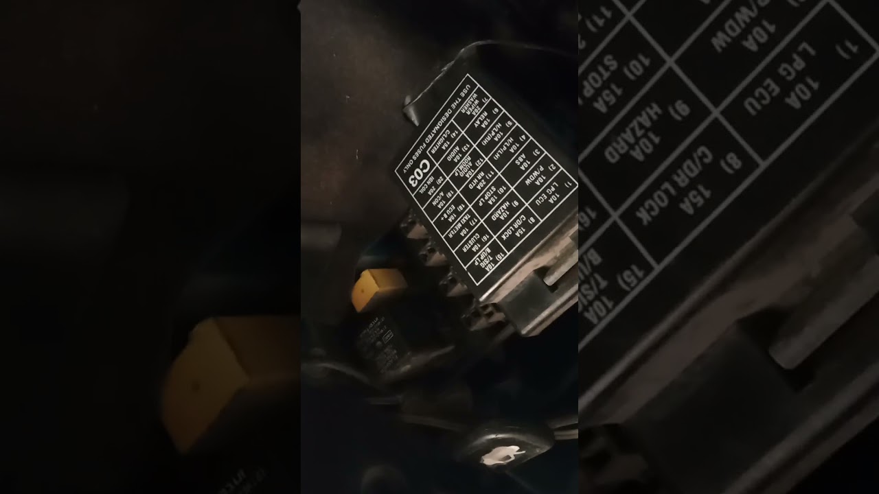 Santro car second fuse box location