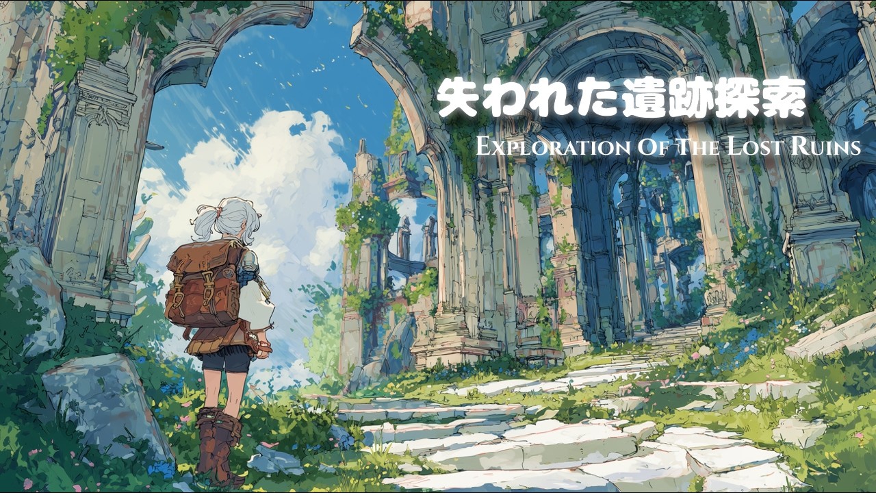 🌿【失われた遺跡探索】：2時間 軽やかなファンタジーBGM | 作業、勉強、リラックスのための没入型音楽