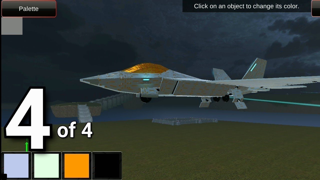 Create a F-22 Raptor in Genius killer 2 sandbox (4 of 4) 