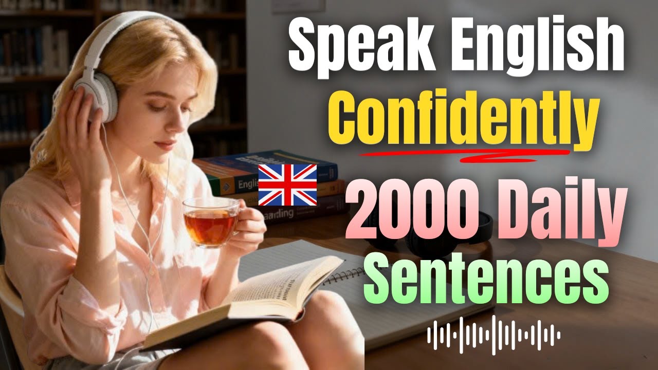 Speak Confidently: 2000 Simple Daily English Sentences for Beginners (Slow Listening Practice)