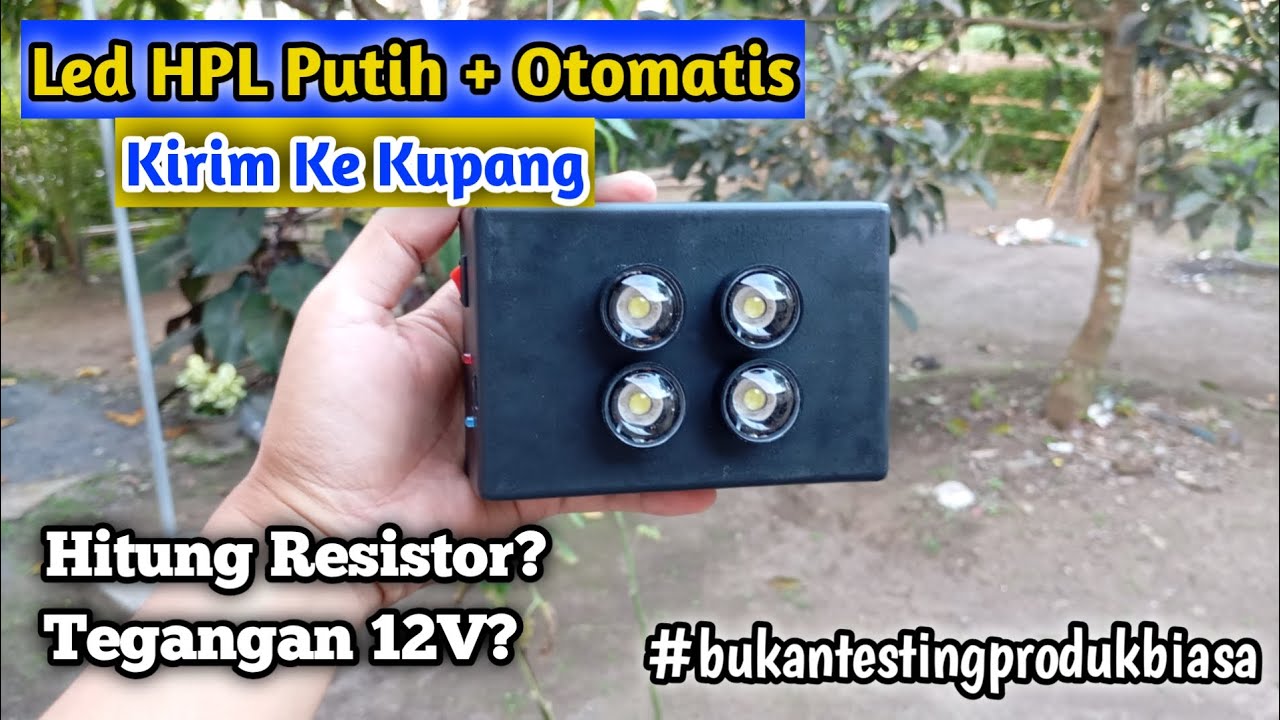 LED HPL Otomatis Super Terang! Kirim ke Kupang + Cara Hitung LED Seri 12V