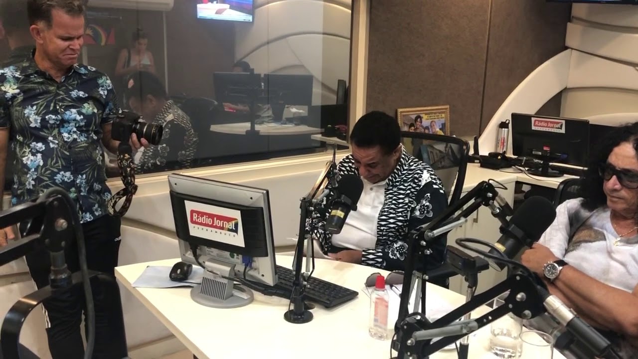 Agnaldo Tim&oacute;teo com Geraldo Freire depois do AVC