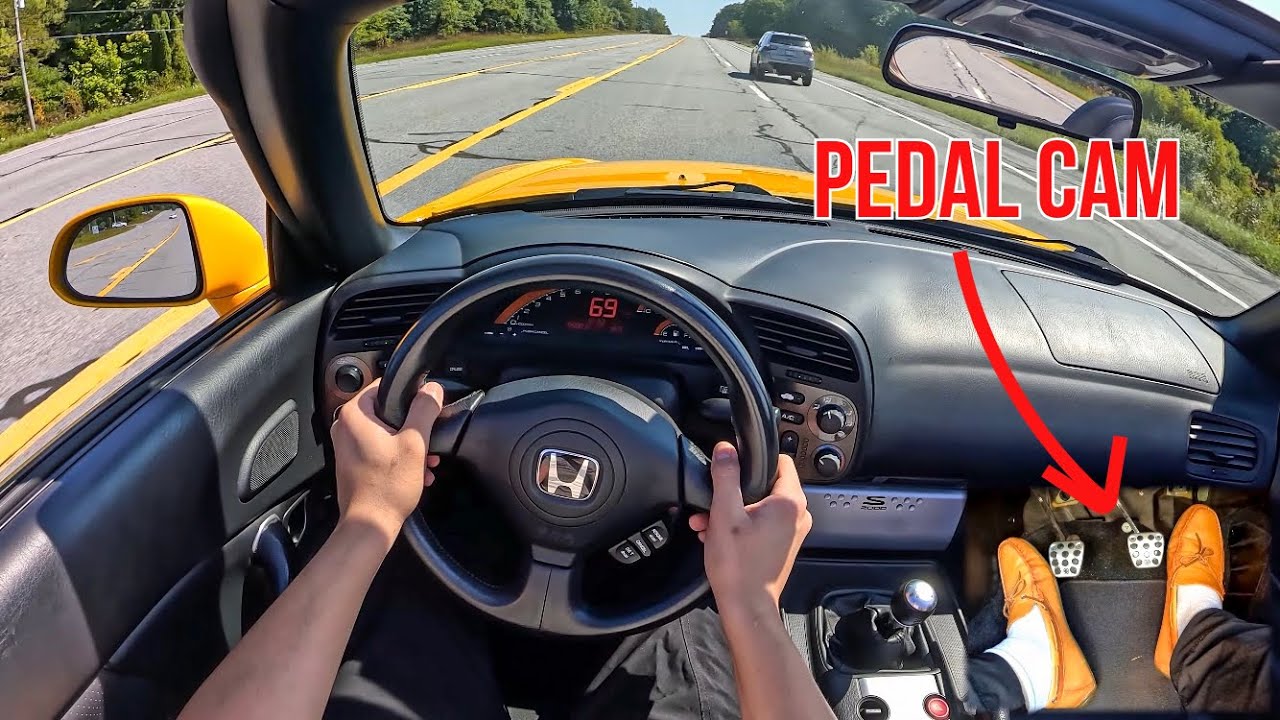 2005 Honda S2000 • POV Driving Experience • Pedal Cam