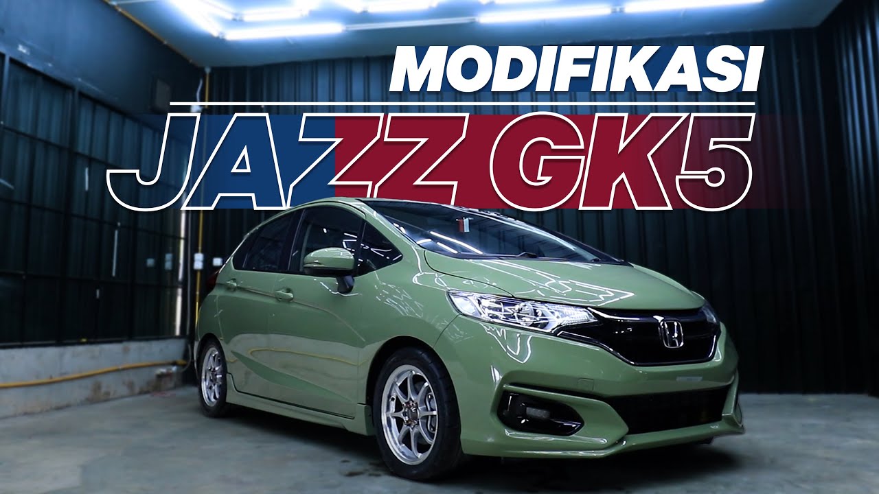 MODIFIKASI HONDA JAZZ GK5,WARNA NYA OK BANGET KLIMIS !!