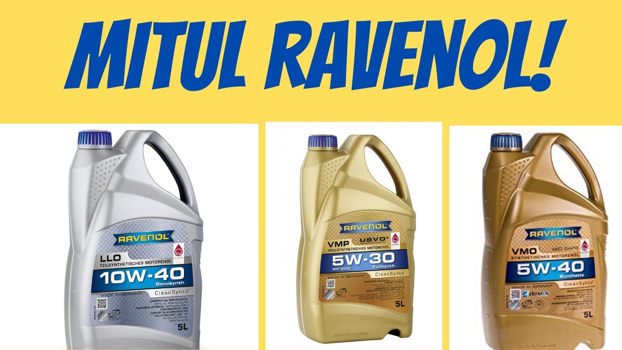 De ce vezi atata reclama la ulei Ravenol !
