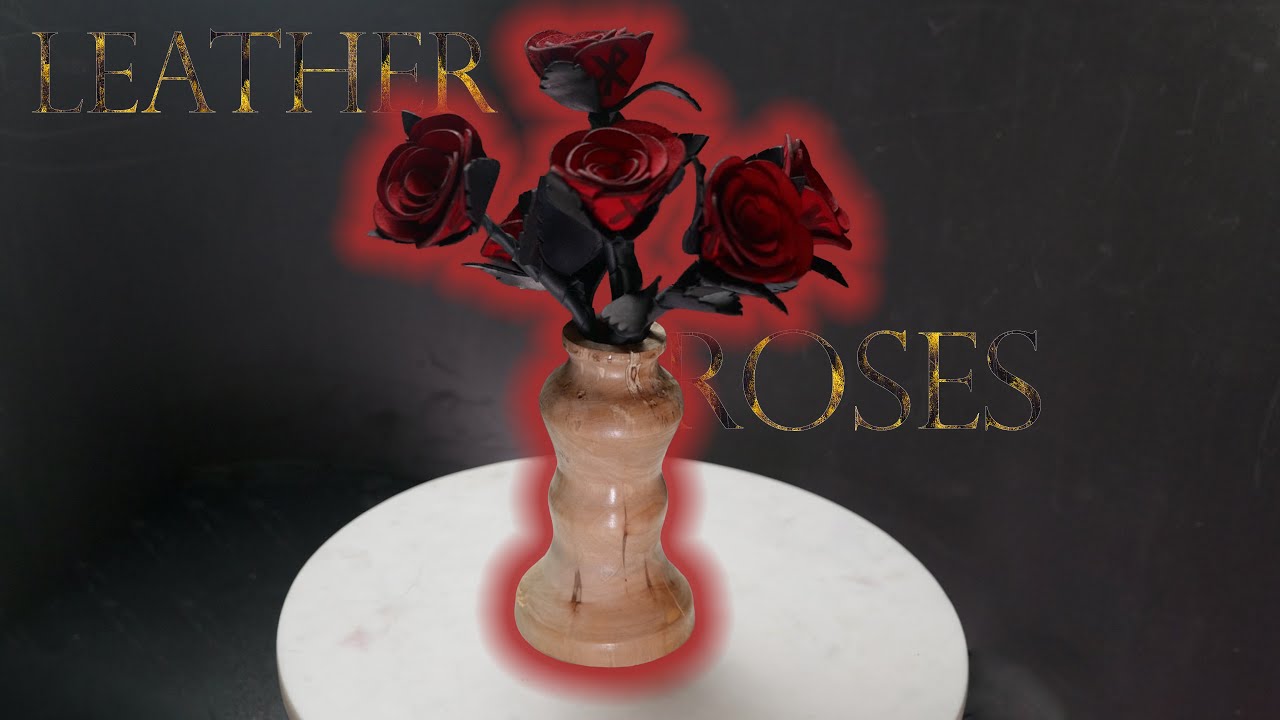 Leathercrafting Roses for Valentine's Day