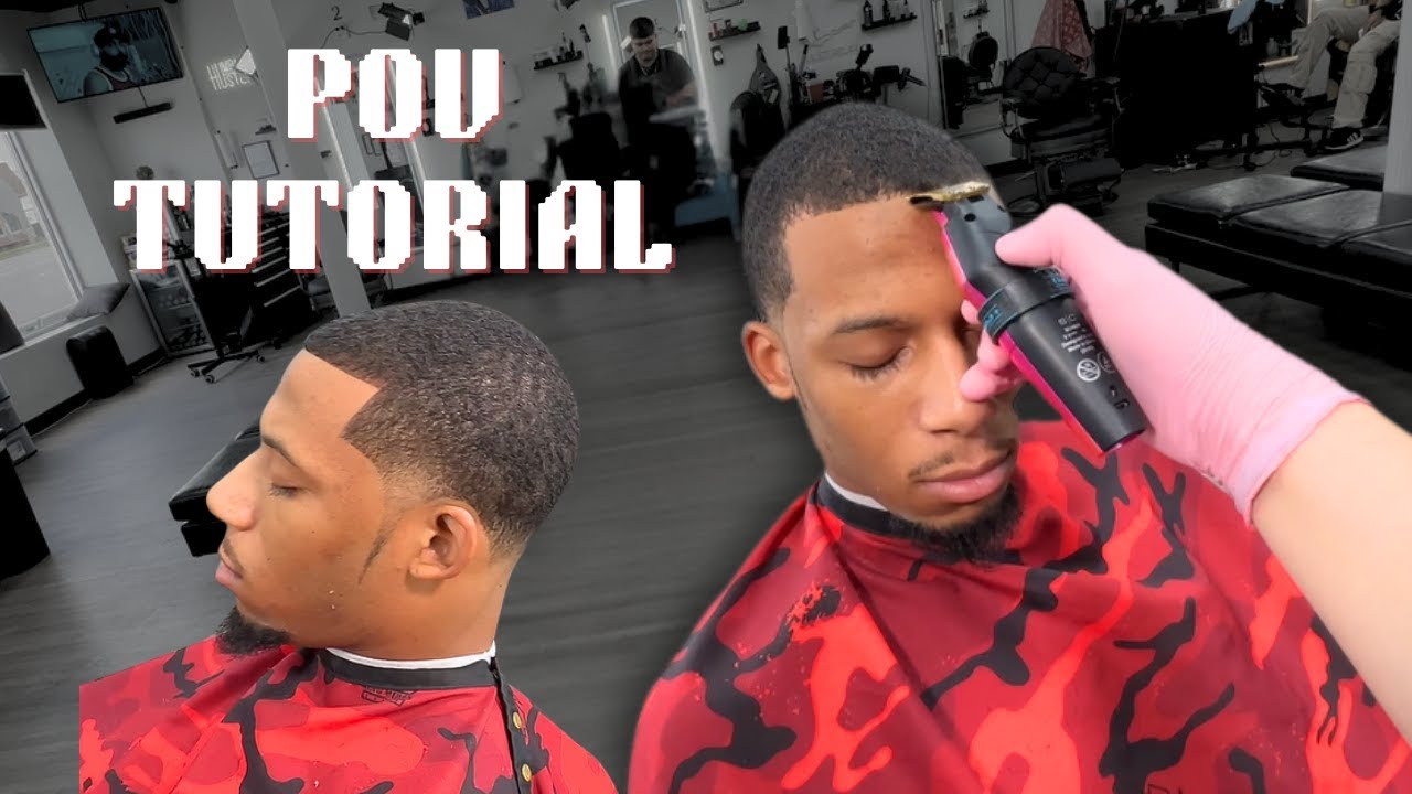 Full POV Barber Tutorial - Wave Taper Sideburns & Durag (African-American Hair) Step by Step