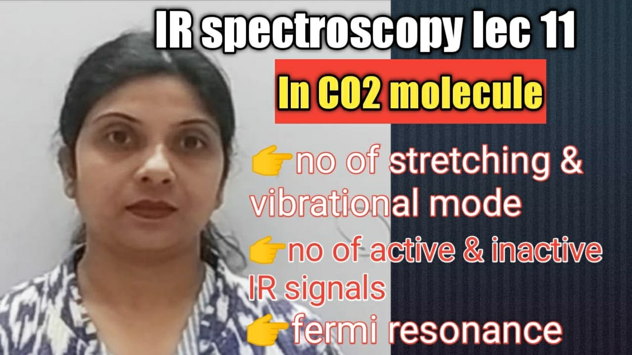 Total vibrational mode,no of IR signals,no of active IR signals,and Fermi resonance in CO2 molecule