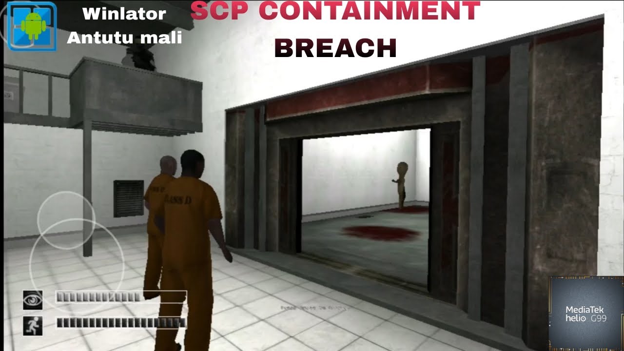 SCP CONTAINMENT BREACH PC MOBILE, Winlator antutu mediatek helio g99