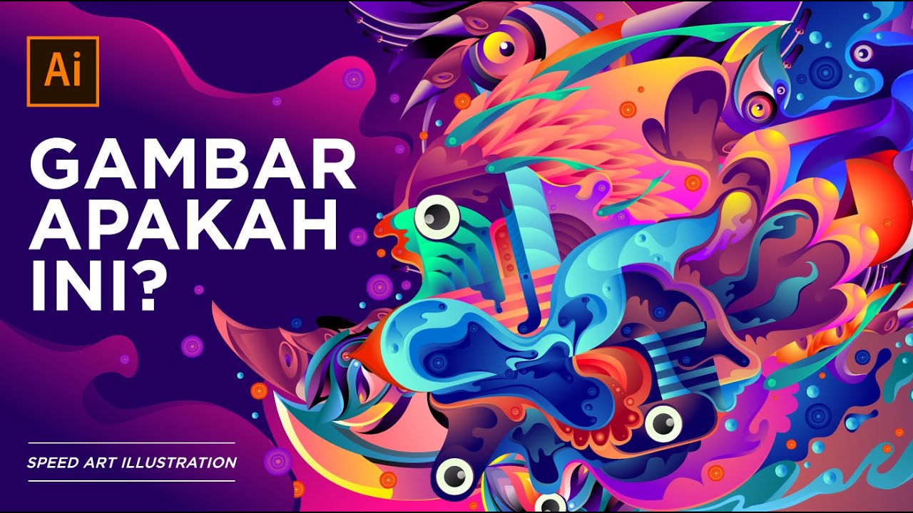 Adobe illustrator speed art illustration