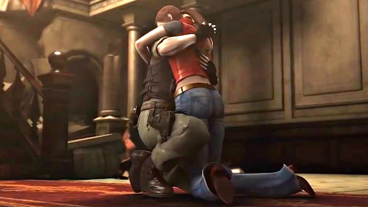 RESIDENT EVIL - Chris & Claire Redfield Reunion Scene 4K ULTRA HD