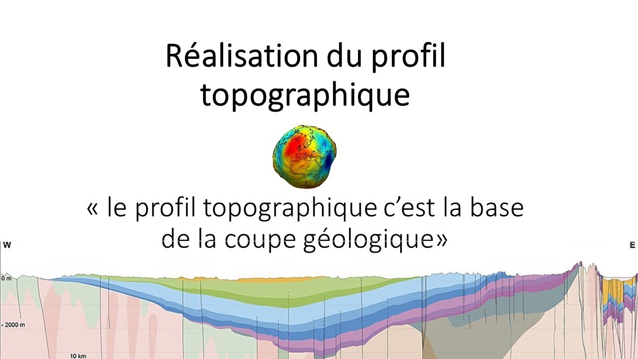 La carte topographique et la réalisation du profil topographique