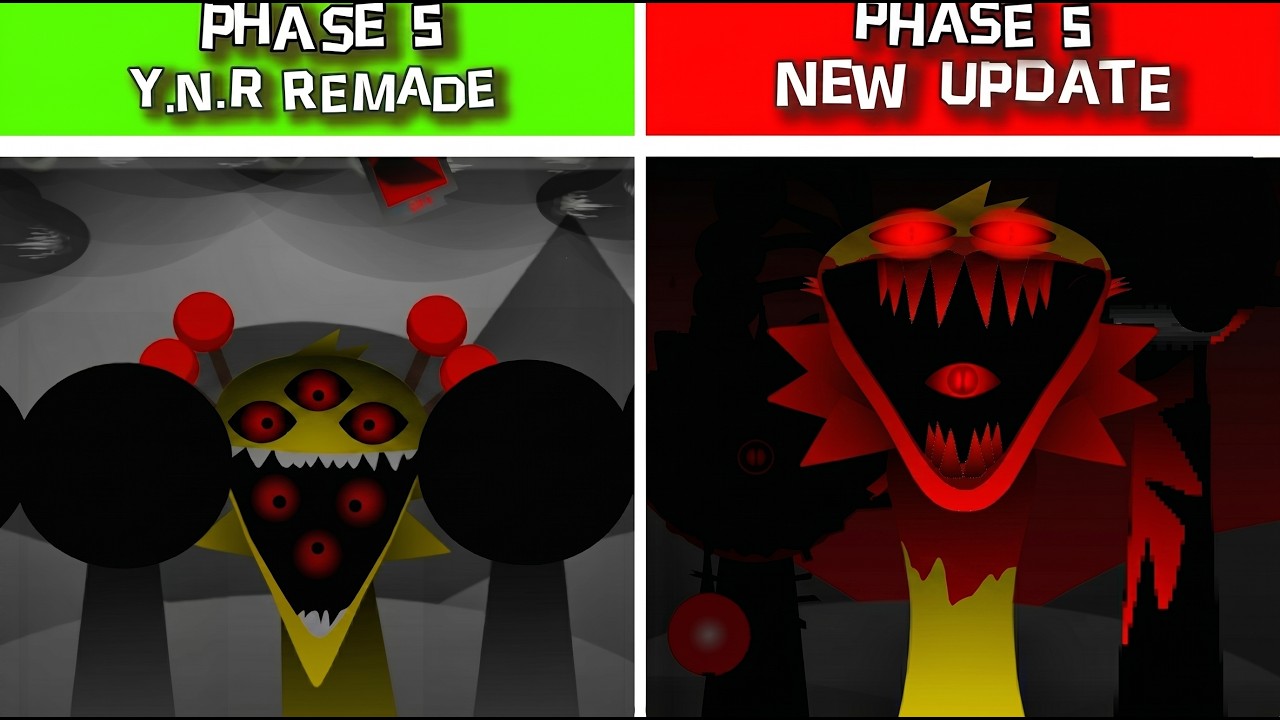 Sprunki Phase 5 YNR: OLD vs NEW Update Comparison! 🔥