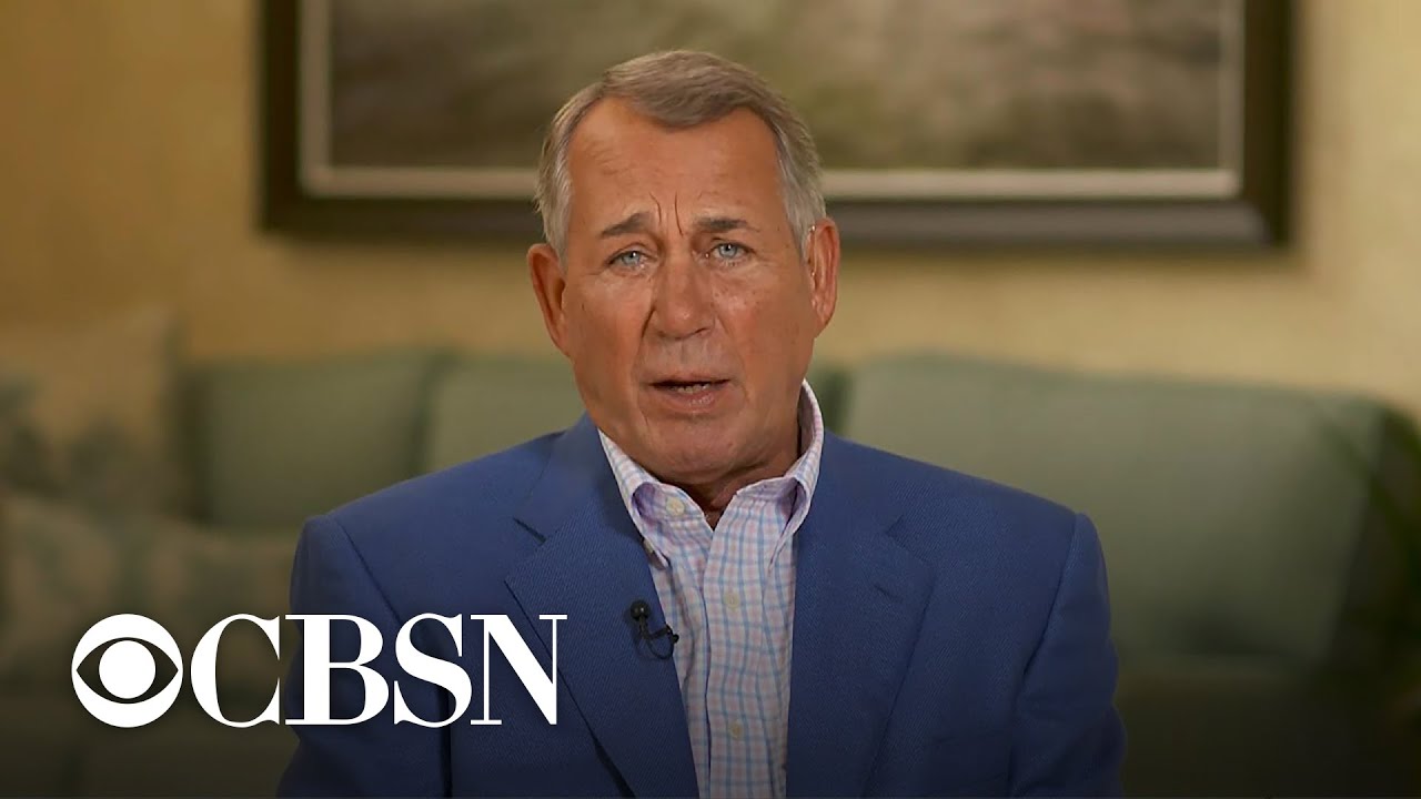 Former House Speaker John Boehner talks refuting conspiracy theories in the GOP