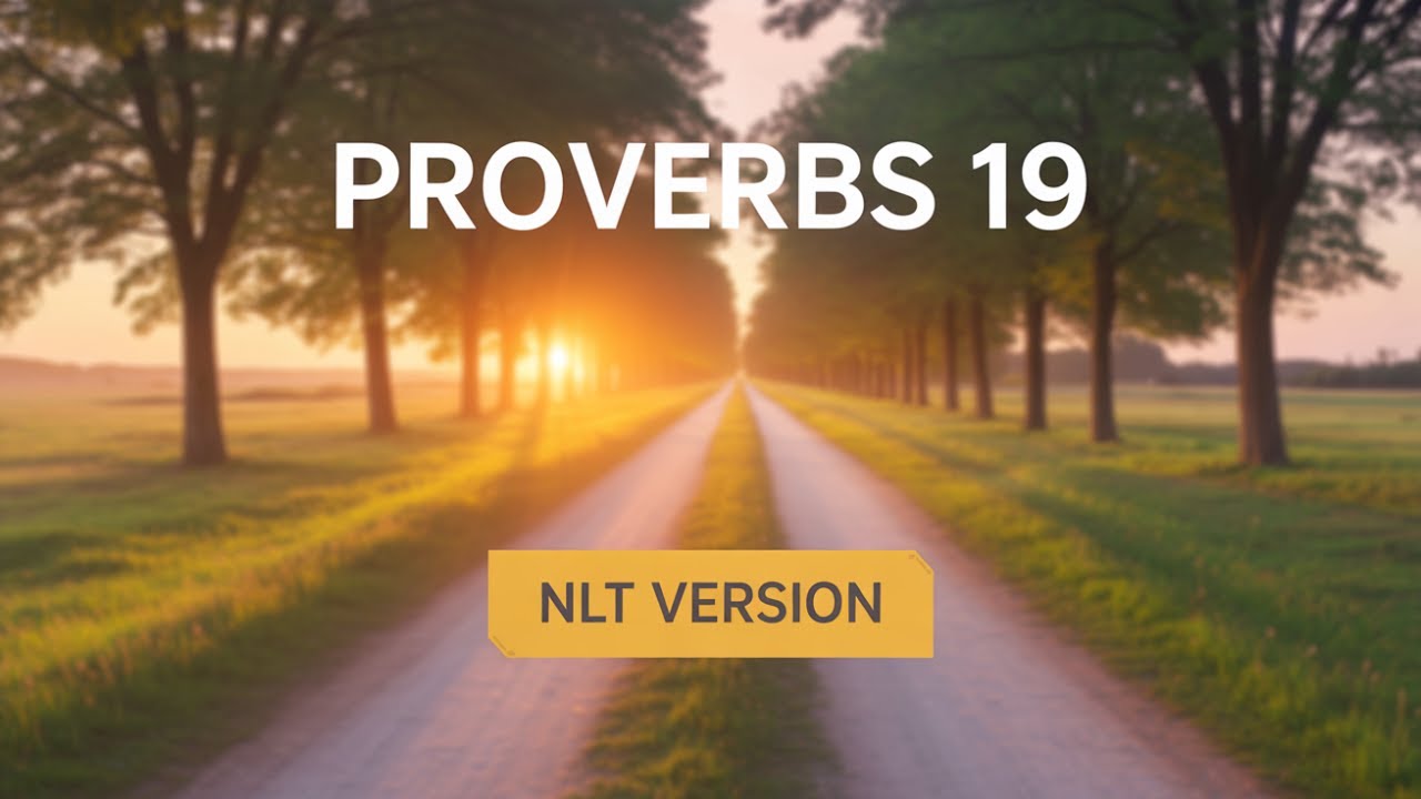 Proverbs 19 NLT | Timeless Wisdom on Character