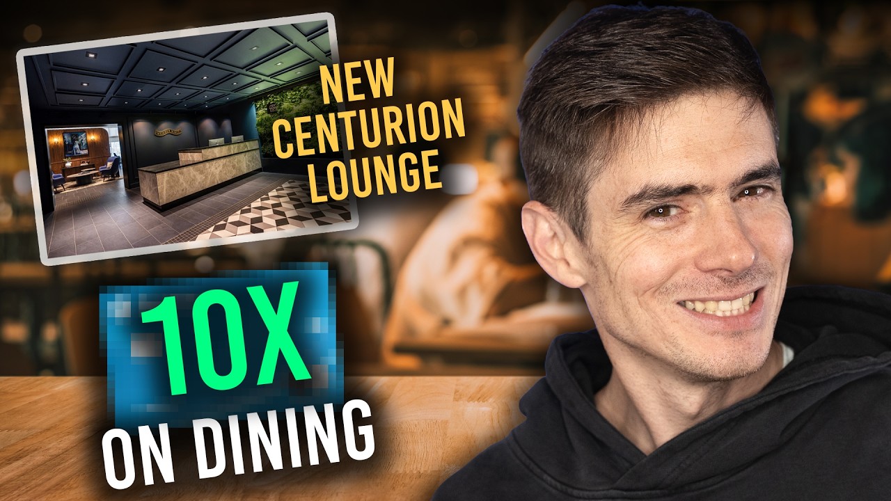 ОТКРЫТИЕ нового зала Amex Centurion + 10x баллов за рестораны с ЭТОЙ картой