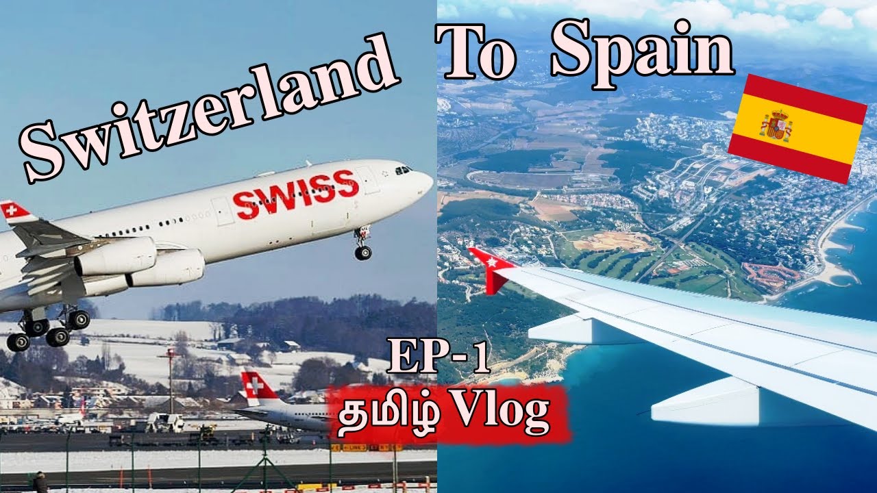 Zurich To Barcelona | Flight Travel | Tamil Vlog | Jagi Views.