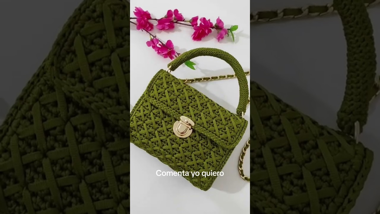 ✅te enseño a tejer bolsos en trapillo 👜 💬yo quiero 