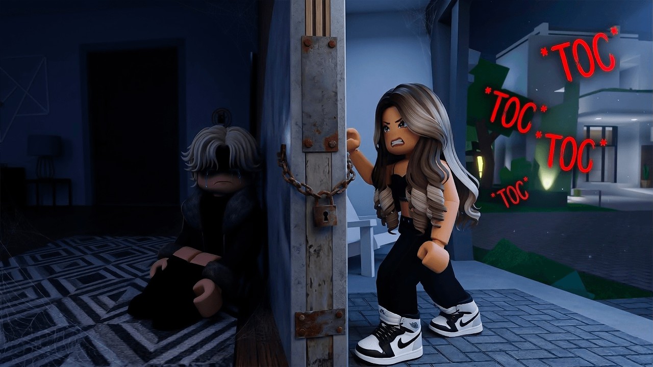 ELLE REFUSE DE M'OUVRIR SA PORTE ET LA RAISON EST TERRIFIANTE sur BROOKHAVEN 🏡 RP ! Roblox story