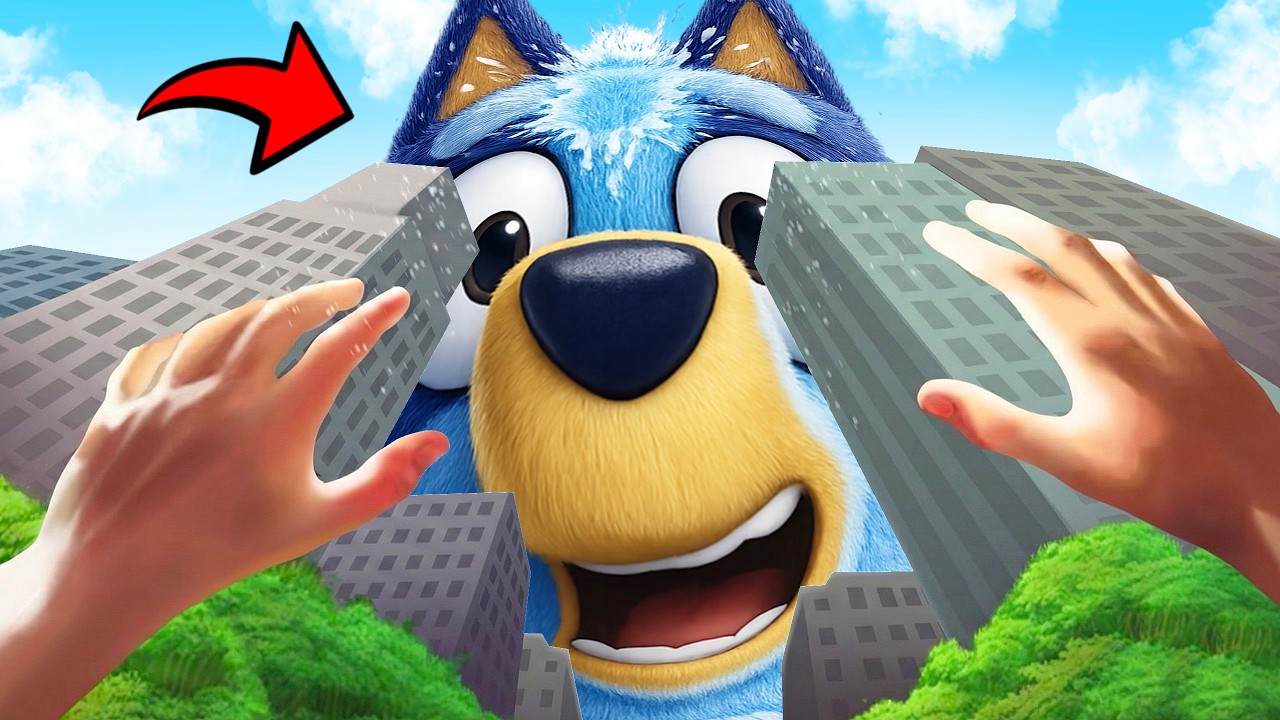 Giant Bluey WATER BALLOON Pops..