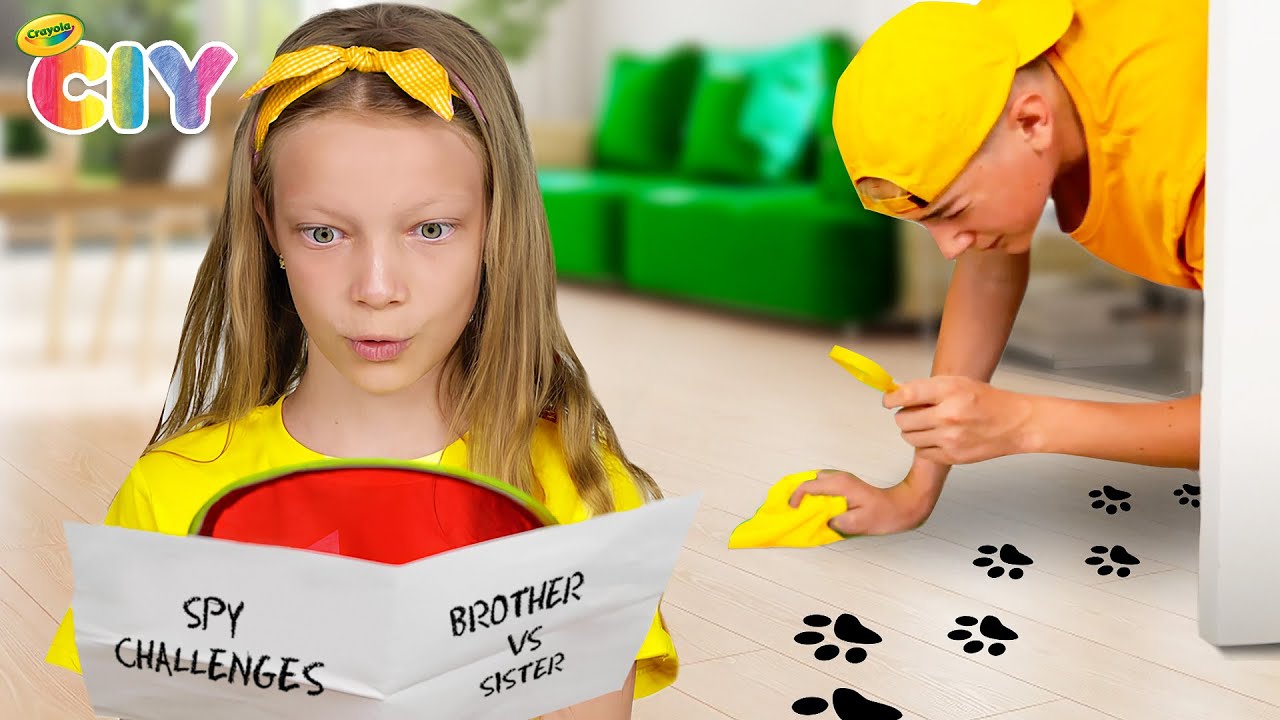 Brother vs Sister Spy Challenge | Find the Final Clue