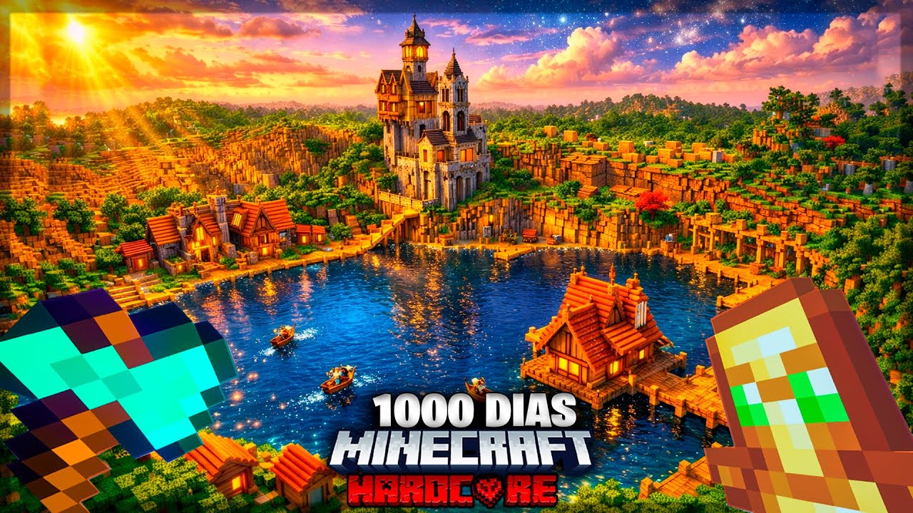 SOBREVIVI 1000 DIAS NO MINECRAFT - O FILME