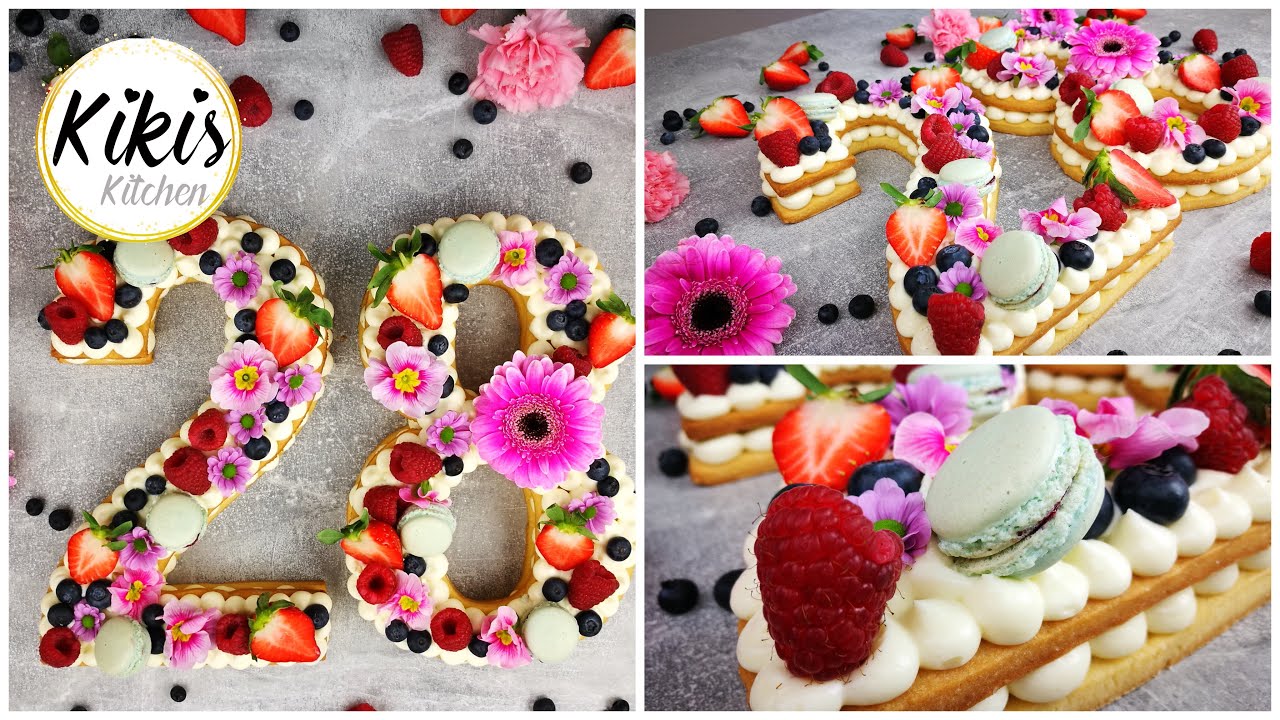 Zahlentorte | Instagram Trend | Rezept | Numbercake | Alphabet Cake | Letter Cake