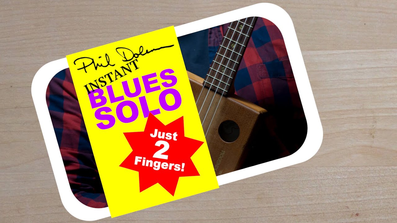 Instant Ukulele Blues Solo with just Two Fingers.