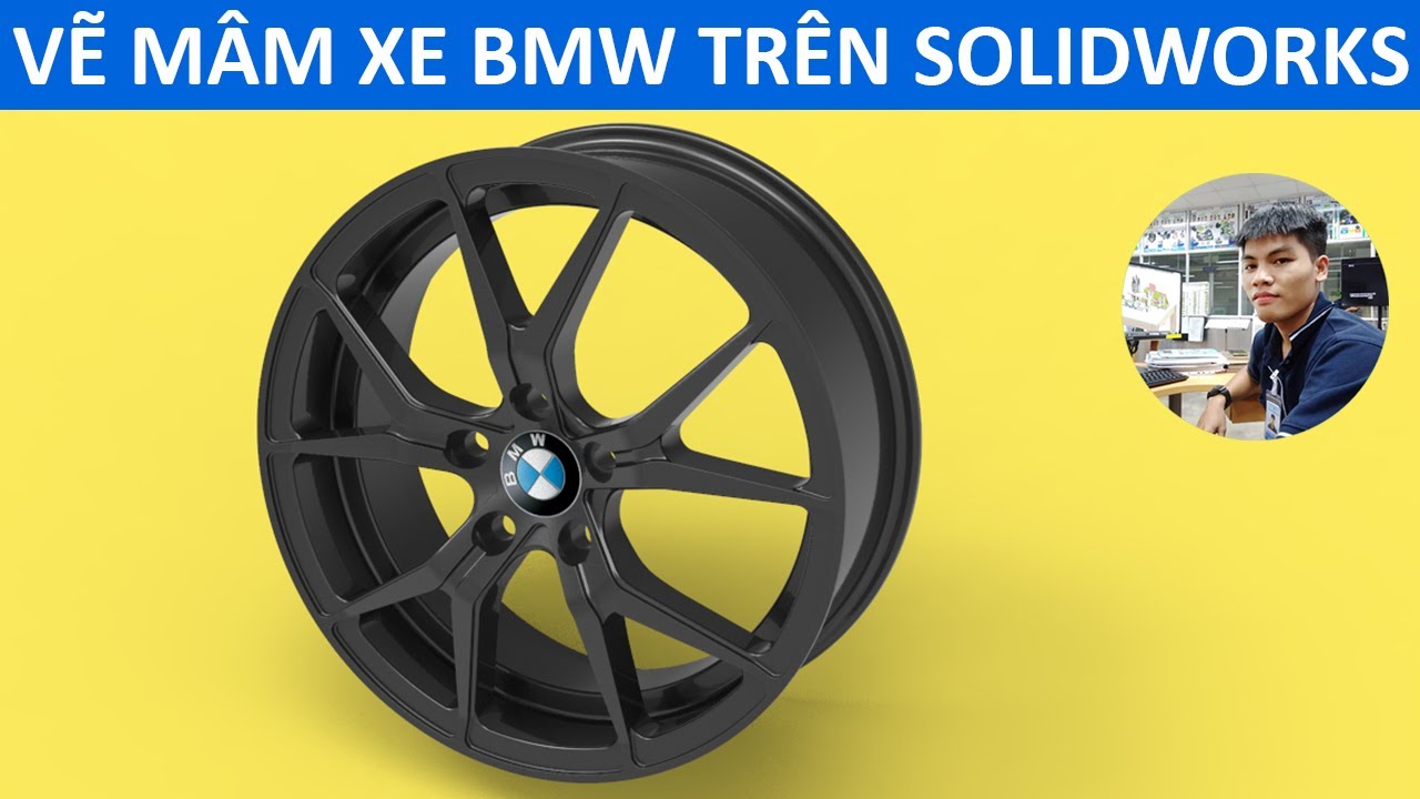 Hướng dẫn vẽ mâm xe trên SOLIDWORKS