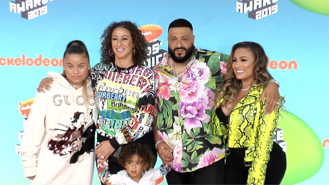 DJ Khaled, Nicole Tuck 2019 Kids' Choice Awards Orange Carpet