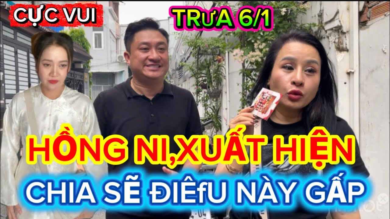 6/1 "Cực Vui "Trưa Hồng Ni xuất hiện tại phòng tập diễn Hồng Loan,Ni Làm điều này cho BS Huy Lê 