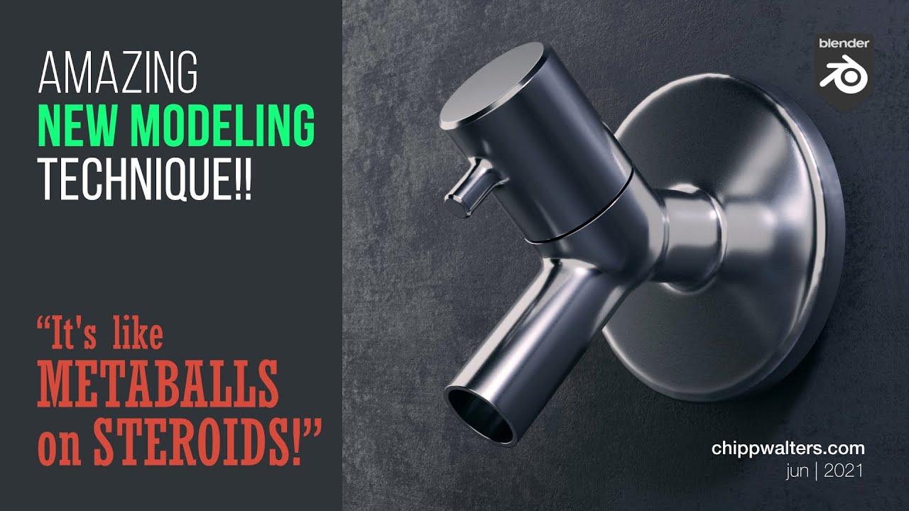 Новая техника моделирования для Blender!