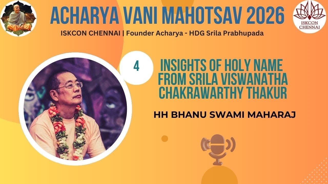 Insights of holy name from Srila Viswanatha Chakrawarthy Thakur !