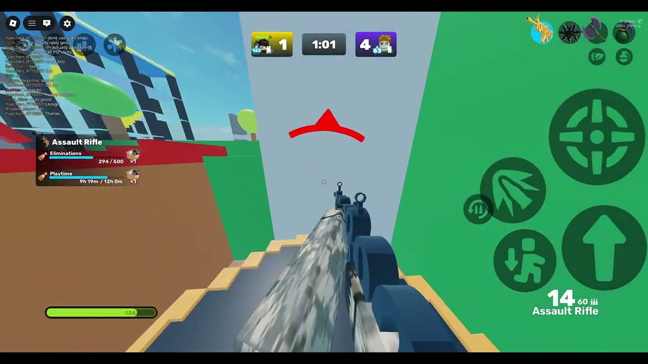 I played roblox rivals but there is a Twist?