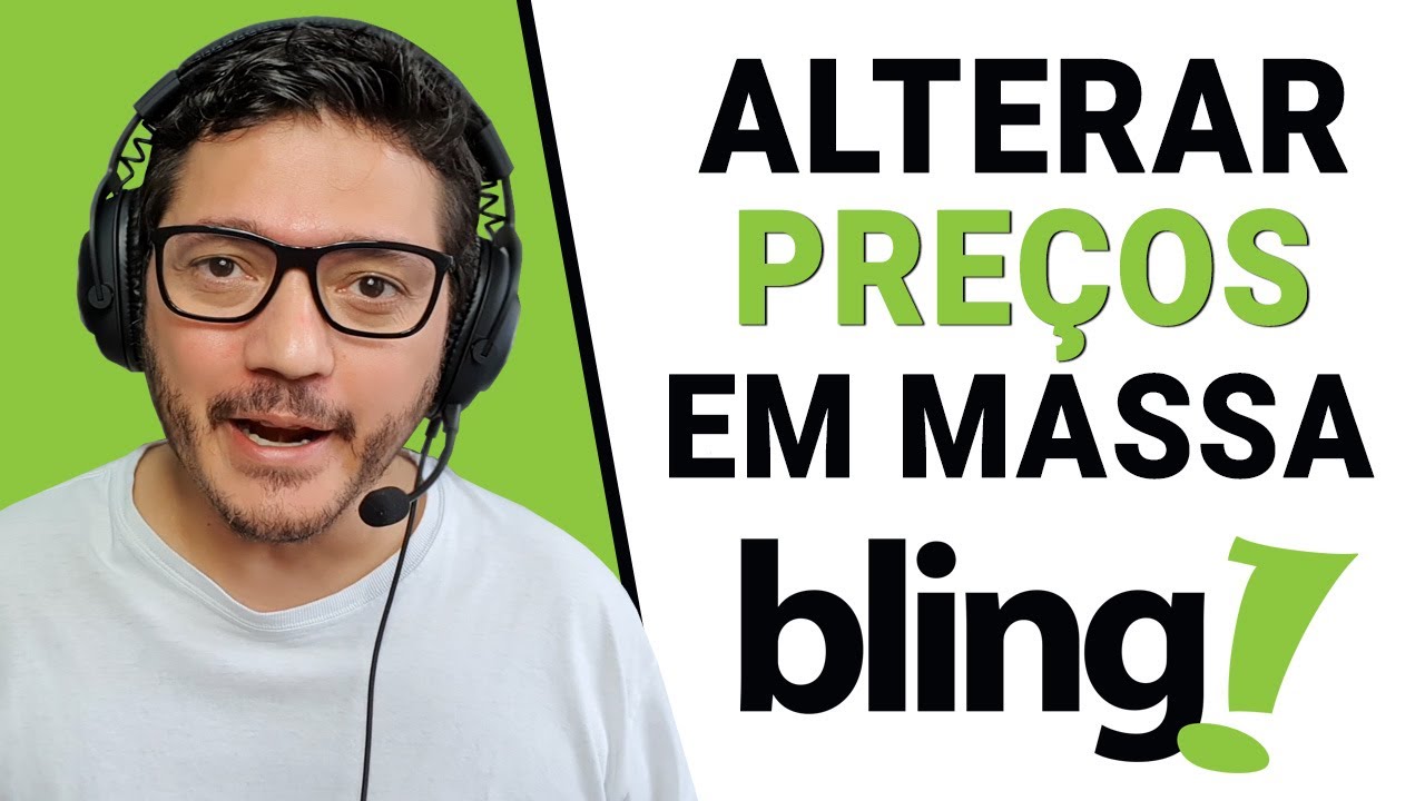 COMO ALTERAR PREÇOS EM MASSA NO ERP BLING - AUMENTO DE TAXAS DO MERCADO LIVRE .