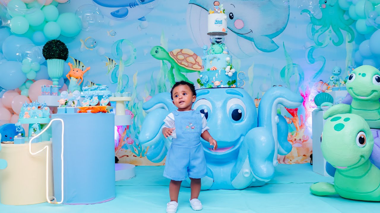 Aniversário fundo do mar yohan Matias 1 ano