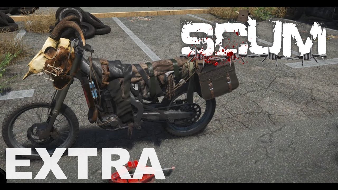 SCUM EXTRA - Das Hellrider Motorrad und Gepäckträger #EXTRA