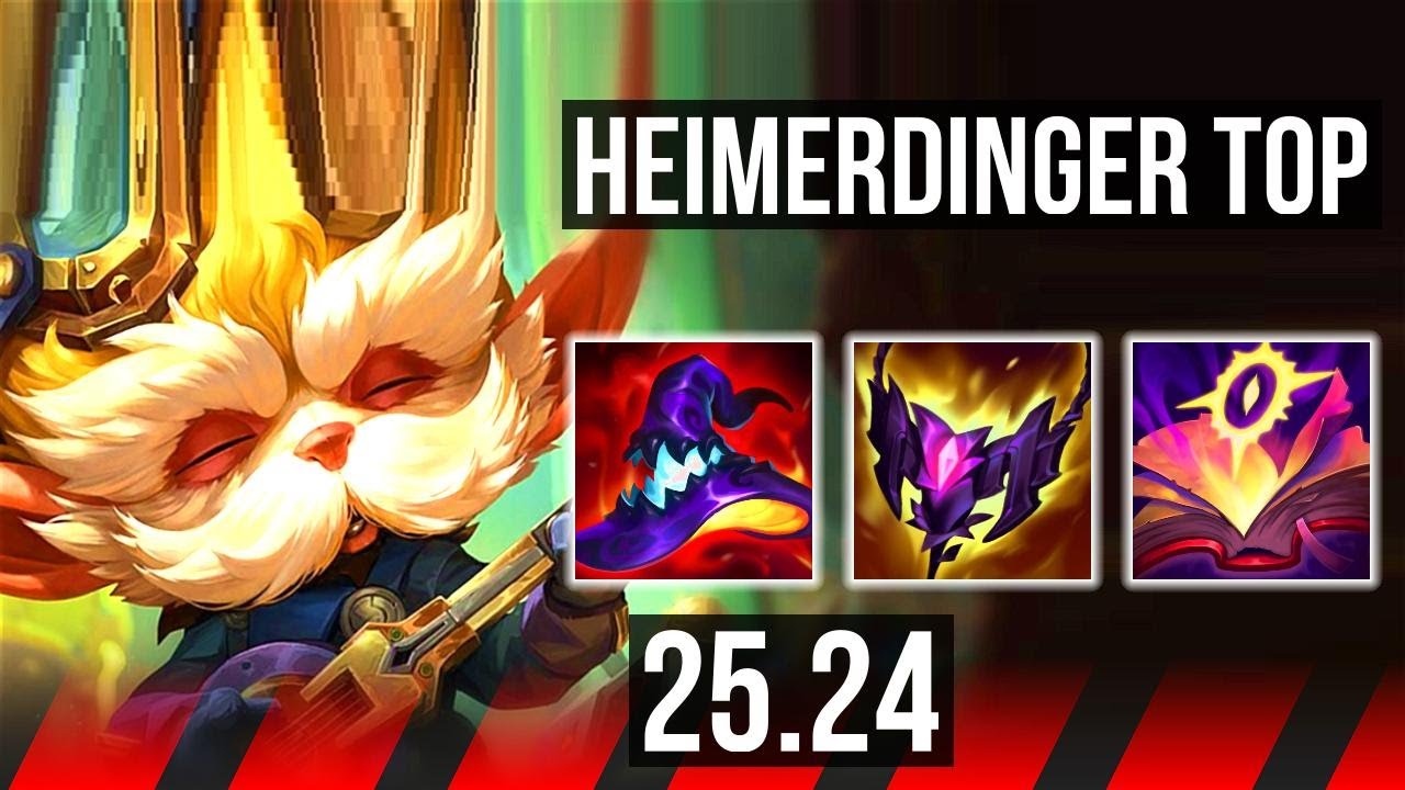 HEIMERDINGER vs DARIUS (TOP) | 15/0/0 | NA Challenger | 25.24