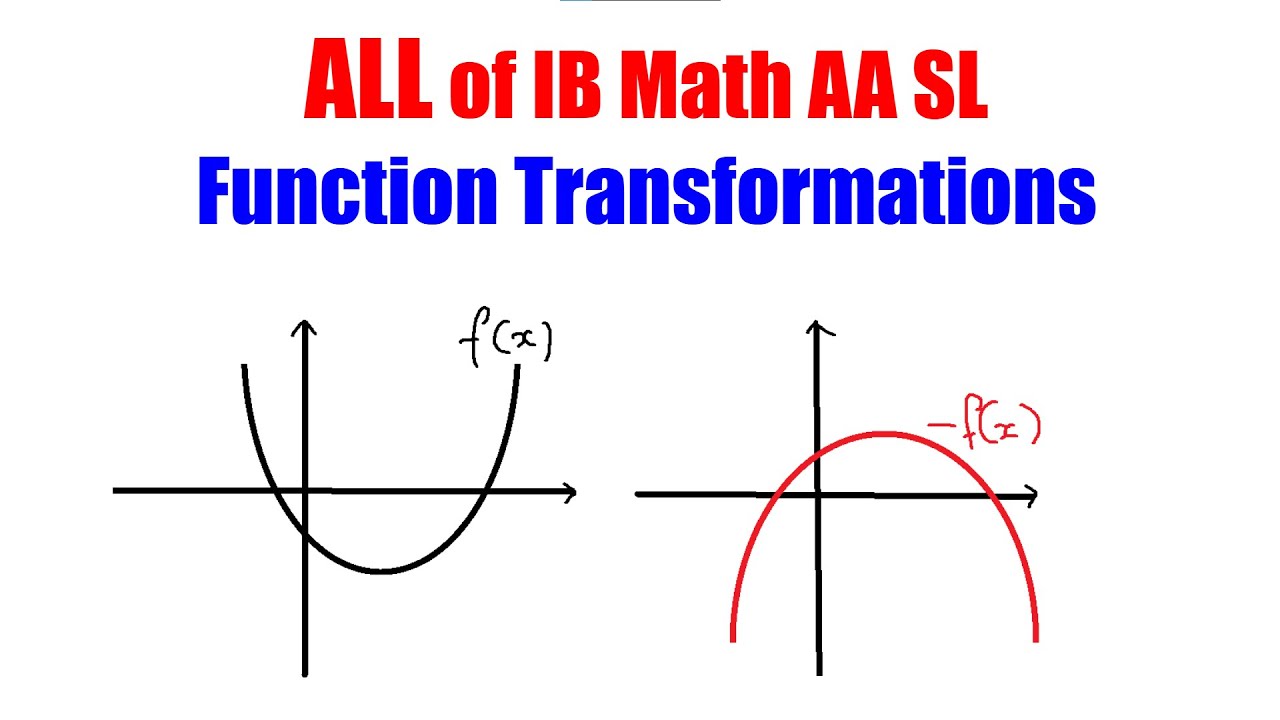 ALL of IB Math AA SL Function Transformations