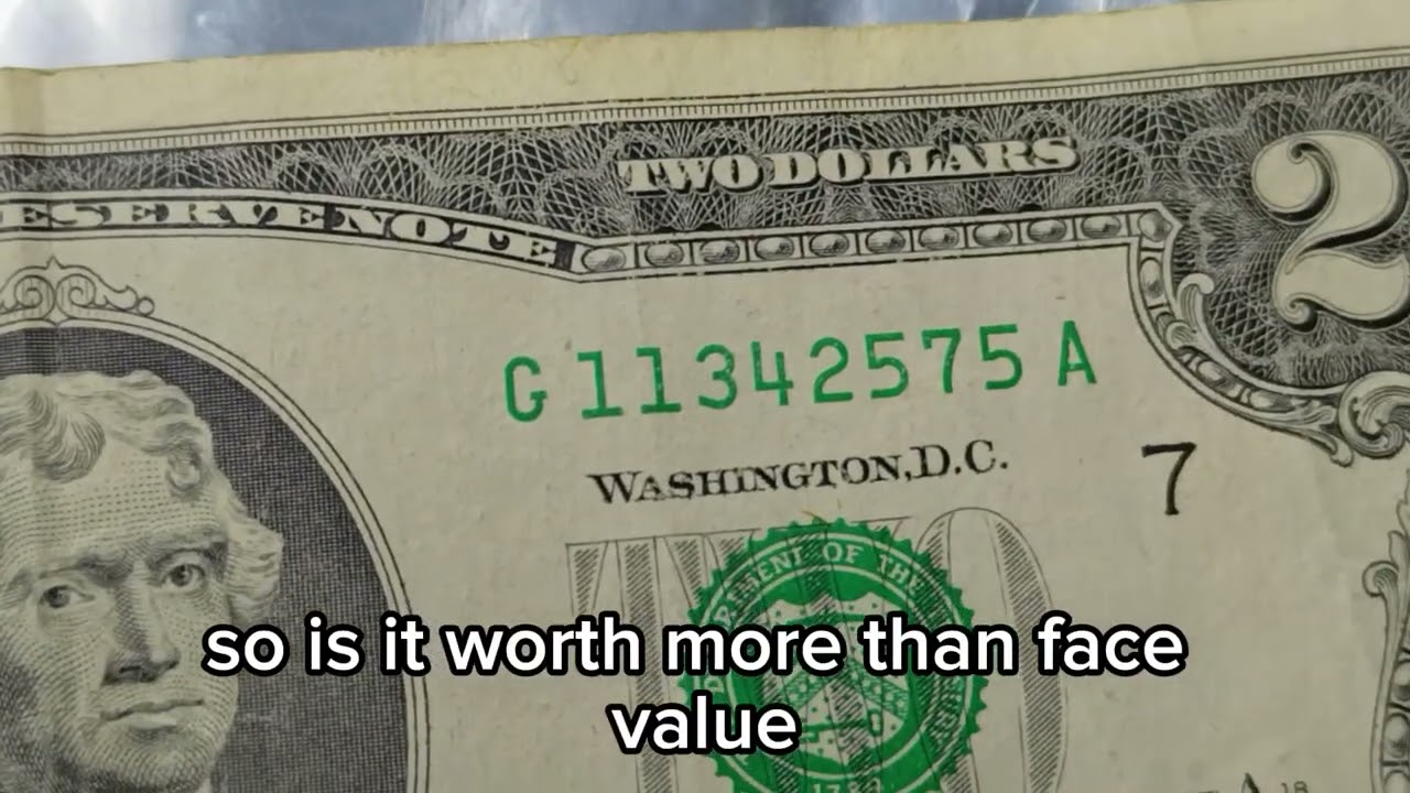 🇺🇸2003A $2 Bill &ndash; Is It Rare? | Serial G11342575A Value 💰#2DollarBill #RareMoney #CurrencyCollecting