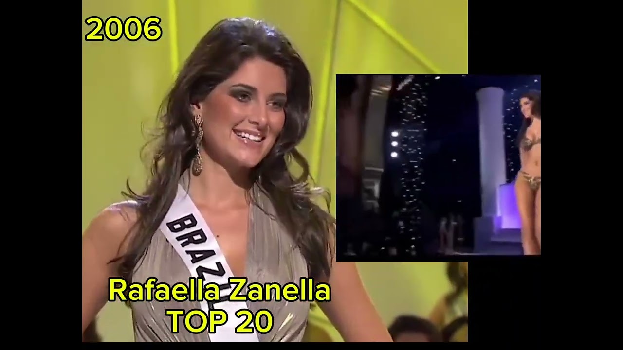 Every Brazil entered semi-finalists of Miss Universe