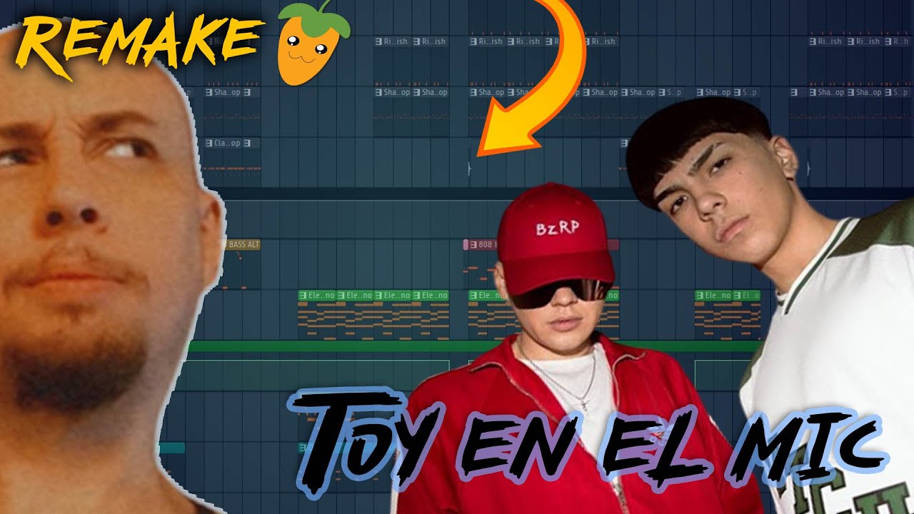 Así hice el BEAT de TOY EN EL MIC (BZRP#57 MILO J) en FL STUDIO🥕