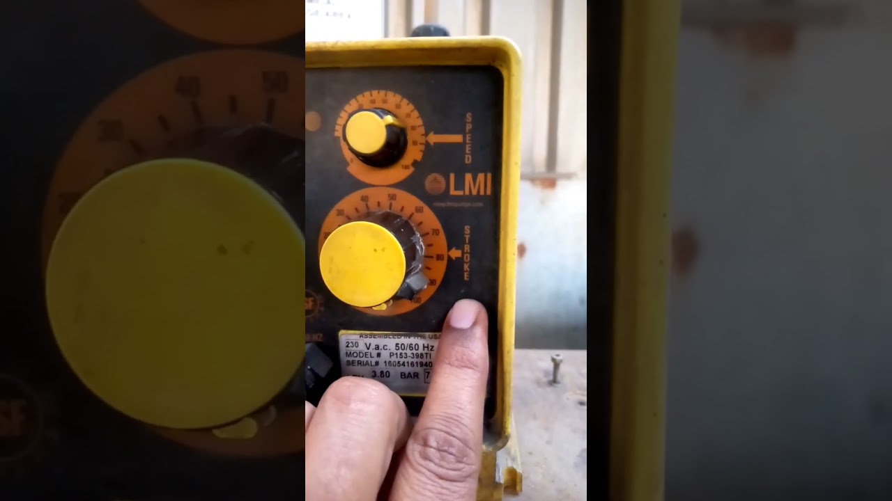 chemical dosing pump for boiler feed water