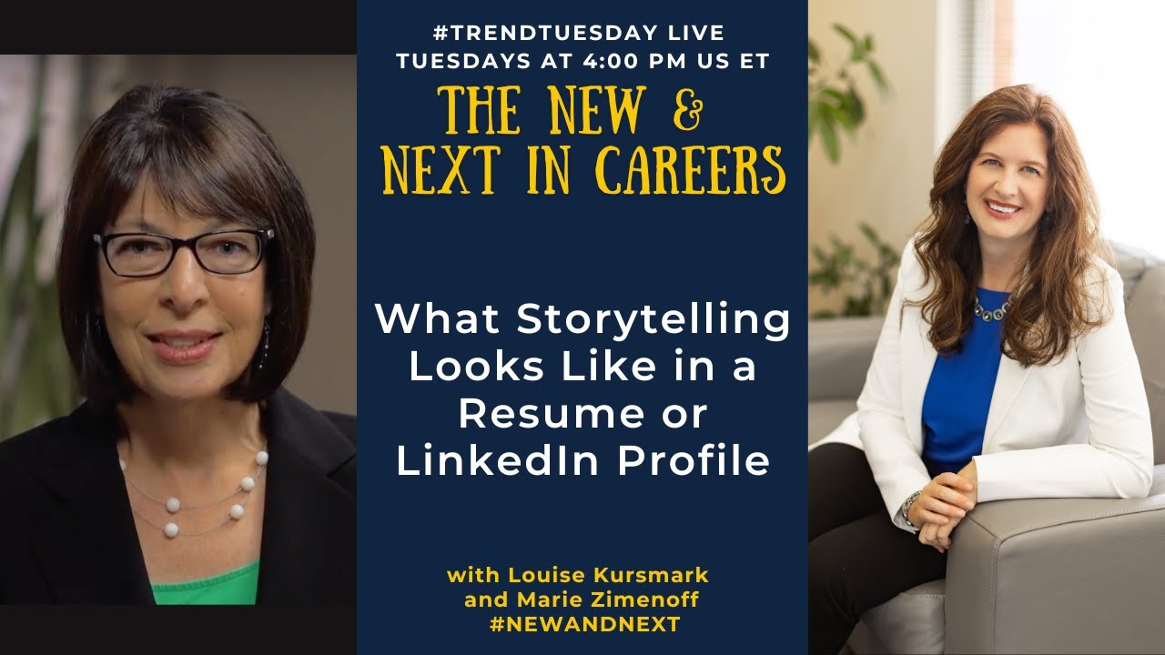What Storytelling Looks Like in a Resume or LinkedIn Profile