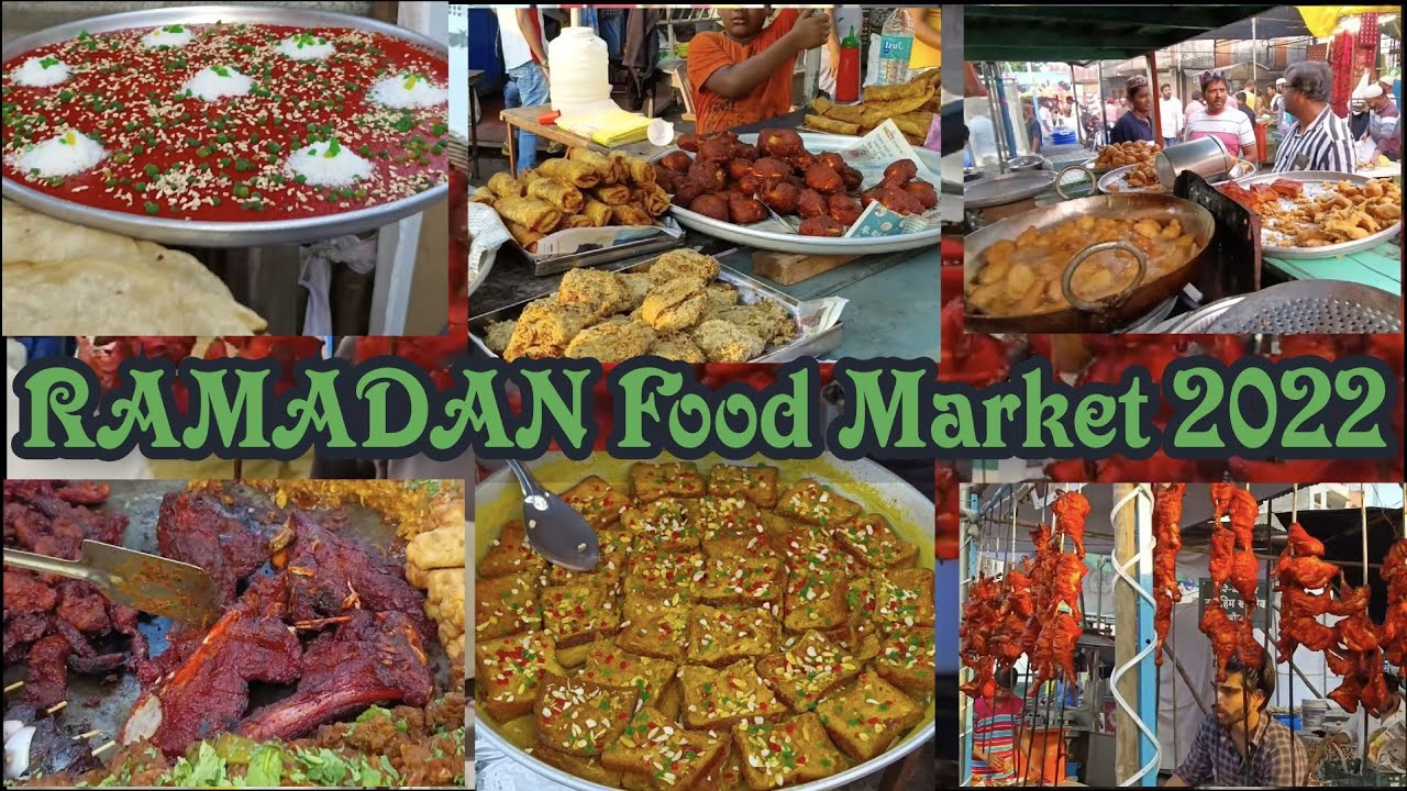 Ramadan food market Chicken 95 dry egg bheja fry iftari food market kolhapur रमजान #streetfood #food